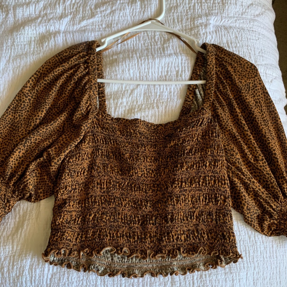 Smocked 3/4th top